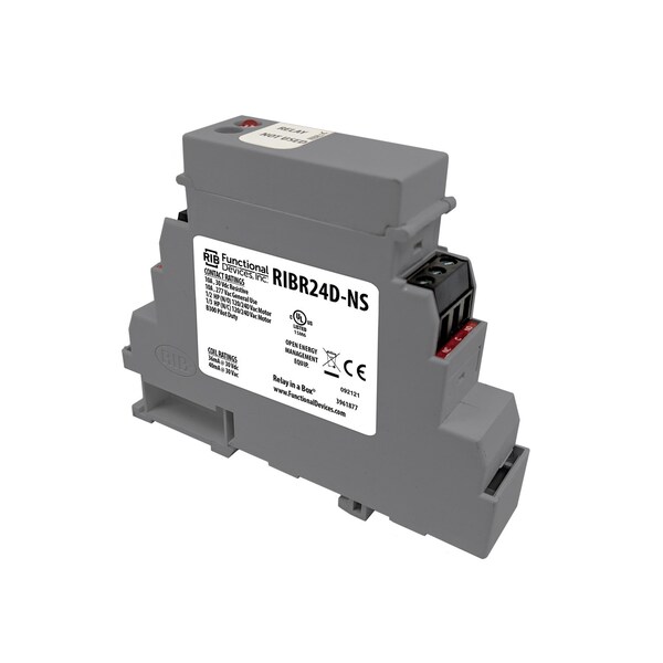 DIN Rail Relay 10Amp DPDT 24Vdc